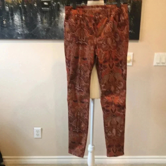 Chico’s The Platinum Jeggings Paisley Print-Size 00 - Picture 1 of 7